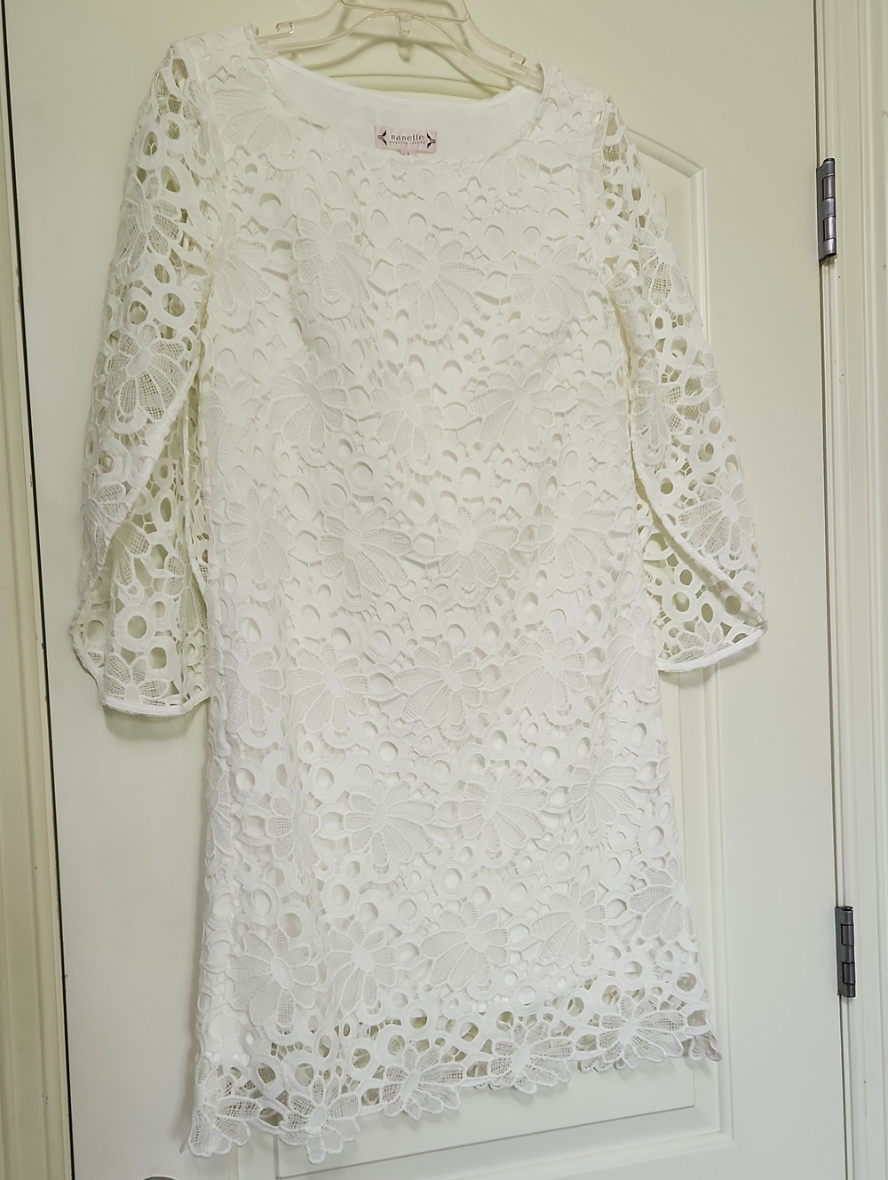 NWOT Nanette Lepore White Lace Dress Size 4